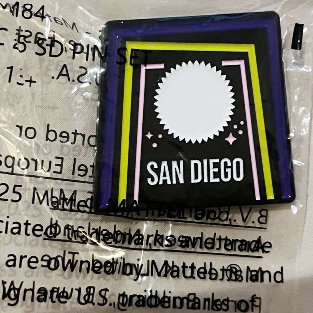 Mattel SDCC Comic Con Exclusive Pin
